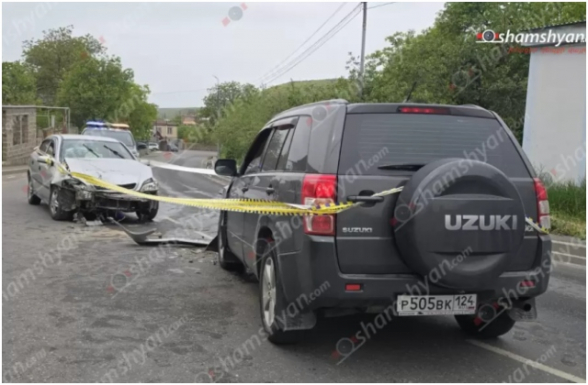 Գառնի գյուղում բախվել են «Suzuki»-ն ու «Opel»-ը. կա 3 տուժած